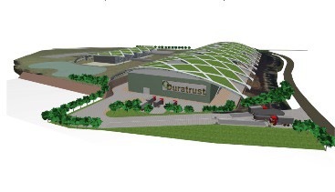 An artist's impression of Material Works' proposed King's Lynn waste treatment facility